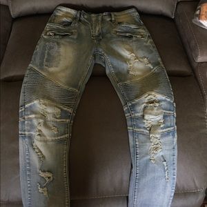 Balmain Jeans w/ the B on them